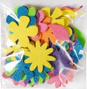 Naklejki z pianki kwiaty brokat 72szt. Autor: KSPI-024. Dadada.pl Okładka książki Naklejki z pianki kwiaty brokat 72szt