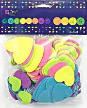 Naklejki z pianki  serca z pianki 120szt. Autor: KSPI-061. Dadada.pl Okładka książki Naklejki z pianki  serca z pianki 120szt