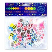 Naklejki z pianki z nadrukiem 75 szt. Świat owadów. Autor: KSPI-088. Dadada.pl Okładka książki Naklejki z pianki z nadrukiem 75 szt. Świat owadów