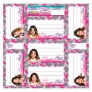 Opakowanie Nalepki na zeszyty Violetta