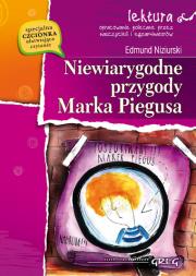 Okładka książki Niewiarygodne przygody Marka Piegusa z oprac. GREG