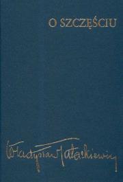 Okładka książki O szczęściu