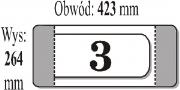Opakowanie Okładka książkowa nr 3 (50szt) IKS