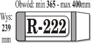 Opakowanie Okładka książkowa regulowana R222 (50szt) IKS