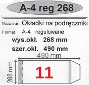 Okładka książki Okładka na podr A4 regulowana nr 11 (50szt) NARNIA