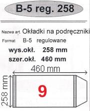 Okładka książki Okładka na podr B5 regulowana nr 9 (25szt) NARNIA