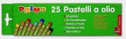 Pastele olejne okrągłe 25 sztuk. Wydawca: Morocolor. Dadada.pl Opakowanie Pastele olejne okrągłe 25 sztuk