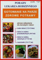 Okładka książki Porady lek. rodzinnego. Gotowanie na parze