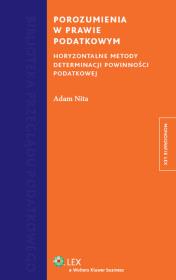 Okładka książki Porozumienia w prawie podatkowym