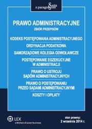 Prawo administracyjne Zbiór przepisów. Autor: RED. KINGA PUTON. Dadada.pl Okładka książki Prawo administracyjne Zbiór przepisów