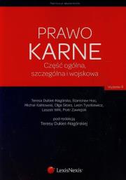 Okładka książki Prawo karne Część ogólna szczególna i wojskowa