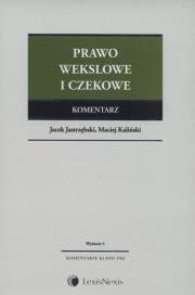 Okładka książki Prawo wekslowe i czekowe Komentarz