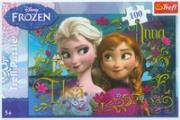 Okładka książki Puzzle 100 Frozen TREFL