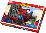 Okładka książki Puzzle 160 Spiderman Wspinaczka na drapacze TREFL