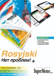 Okładka książki Rosyjski Niet probliem! Poziom podstawowy  Poziom średni Poziom zaawansowany