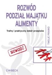 Okładka książki Rozwód Alimenty Podział majątkowy
