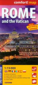 Opakowanie Rzym i Watykan laminowany plan miasta 1:15 000