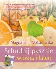 Schudnij pysznie wiosną i latem. Autor: Magdalena Makarowska. Dadada.pl Okładka książki Schudnij pysznie wiosną i latem