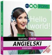Słuchaj i mów Angielski Podstawy PONS. Autor: praca zbiorowa. Dadada.pl Okładka książki Słuchaj i mów Angielski Podstawy PONS