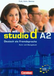 Studio d A2 Kurs und Ubungsbuch +CD Podręcznik z ćwiczeniami. Wydawca: Cornelsen. Dadada.pl Opakowanie Studio d A2 Kurs und Ubungsbuch +CD Podręcznik z ćwiczeniami