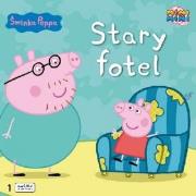 Świnka Peppa. Zabawy w .. 1 Stary fotel. Autor: praca zbiorowa. Dadada.pl Okładka książki Świnka Peppa. Zabawy w .. 1 Stary fotel