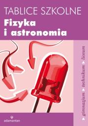 Tablice szkolne Fizyka i astronomia w.2014. Autor: Opracowanie zbiorowe. Dadada.pl Okładka książki Tablice szkolne Fizyka i astronomia w.2014