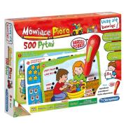 Okładka książki Uczę się bawiąc. Mówiące pióro 500 pytań 5+