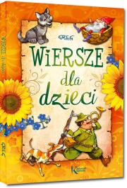 Wiersze dla dzieci kolor TW okleina GREG. Autor: Bełza Władysław, Fredro Aleksander, Stanisław Jachowicz. Dadada.pl Okładka książki Wiersze dla dzieci kolor TW okleina GREG