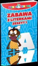 Okładka książki Zabawa z literkami - zeszyt 1 DAMIDOS