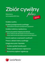 Opakowanie Zbiór cywilny PLUS 2014 K.C., K.P.C., K.R.O., P.P.M., K.S.C., A.S.C., K.W.H., K.S.H., P.U.N.