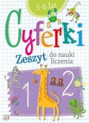 Okładka książki Zeszyt do nauki liczenia 5-6 lat - cyferki