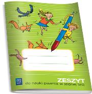 Okładka książki Zeszyt do nauki pisania w jednej linii