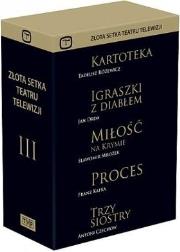 Złota Setka Teatru Telewizji. Kolekcja 3 (zestaw 5 płyt) film DVD. Autor: Holland Agnieszka, Kieślowski Krzysztof, Laco Ada. Dadada.pl Okładka książki Złota Setka Teatru Telewizji. Kolekcja 3 (zestaw 5 płyt) film DVD