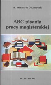 Okładka książki ABC pisania pracy magisterskiej