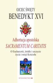 Okładka książki Adhortacja apostolska Sacramentum caritatis
