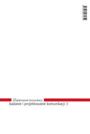 Badanie i projektowanie komunikacji 3. Wydawca: Libron. Dadada.pl Opakowanie Badanie i projektowanie komunikacji 3