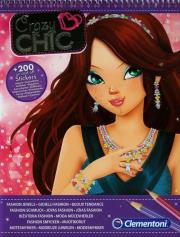 Okładka książki Crazy Chic. Szkicownik. Biżuteria Fashion