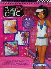 Okładka książki Crazy Chic. Szkicownik. Moda Sportowa