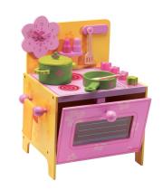 Drewniana kuchenka Violetty. Wydawca: Djeco. Dadada.pl Opakowanie Drewniana kuchenka Violetty