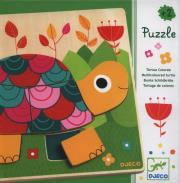 Opakowanie Drewniana układanka Żółw