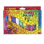 Farby witrażowe 10x10,5 ml. Wydawca: Spokey. Dadada.pl Opakowanie Farby witrażowe 10x10,5 ml