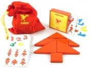 Gra mini - Tangram. Autor: DJ05360. Dadada.pl Okładka książki Gra mini - Tangram