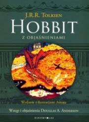 Okładka książki Hobbit. Z objaśnieniami