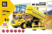 Okładka książki Klocki Blocki Na budowie Ciężarówka 191 elementów