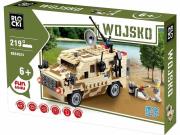 Okładka książki Klocki Blocki Wojsko Samochód zwiadowczy 219 elementów