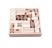 Opakowanie Klocki drewniane naturalne w skrzynce 92 elementy