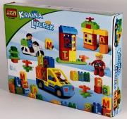 Opakowanie Klocki JIXIN Kraina Literek 65elementów