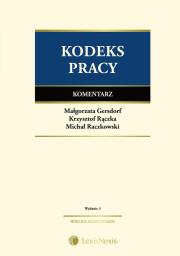 Okładka książki Kodeks pracy Komentarz