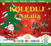 Kolęduj z Natalią + Cd. Autor: PRACA ZBIOROWA. Dadada.pl Okładka książki Kolęduj z Natalią + Cd