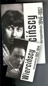 Okładka książki Korespondencje 1925-42 i Korespondencje 1946-57